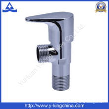 Válvula de ângulo de latão cromado e polido para banheiro (YD-5027)